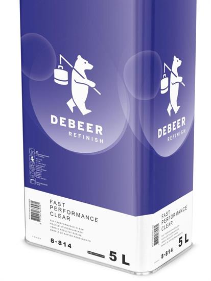 DeBeer Refinish sticker medium